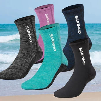 Nový 3 MM Neoprén na Potápanie Ponožky pre Dospelých Non slip Teplé Plávanie Ponožky Anti stab Pláži Ponožky Vodné Športy, Surfing, Potápanie Ponožky